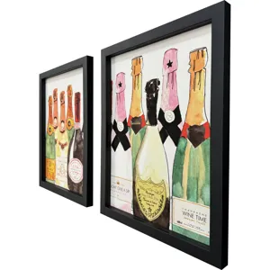 Bubbly S/2 Framed Art