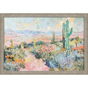 Pastel Desert Framed Art