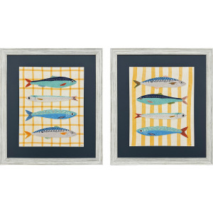 Little Fish S/2 Framed Art