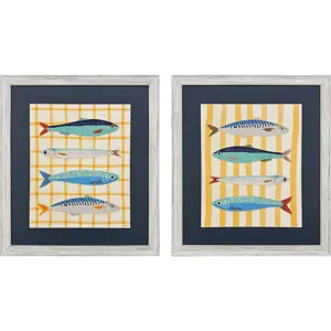 Little Fish S/2 Framed Art