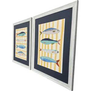 Little Fish S/2 Framed Art