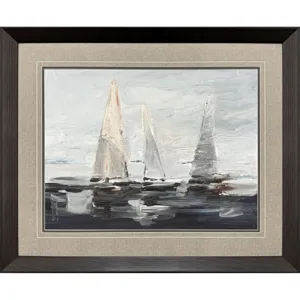 Sailing on the Bay I Framed Art