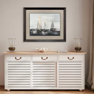 Sailing on the Bay I Framed Art