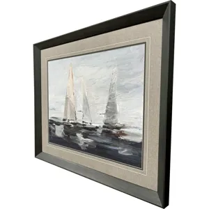 Sailing on the Bay I Framed Art