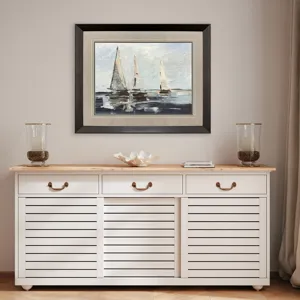 Sailing on the Bay II Framed Art