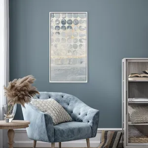 Blue Dots II Canvas