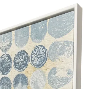 Blue Dots II Canvas
