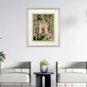 Veiled Sanctuary II Framed Art