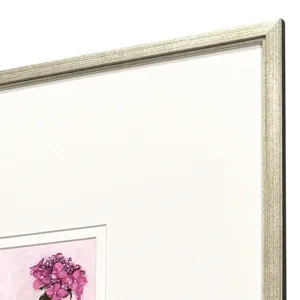 Milk Bottle Florals S/4 Framed Art