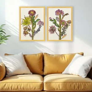 Neon Desert S/2 Framed Art