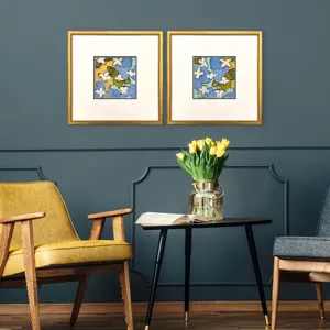 Moon Flower S/2 Framed Art