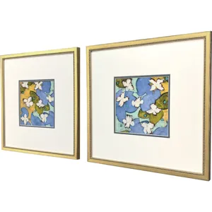 Moon Flower S/2 Framed Art