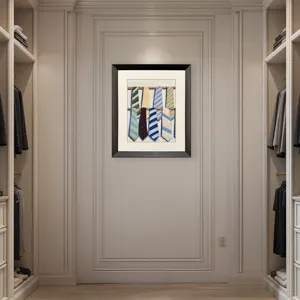 Hanging Ties I Framed Art