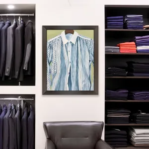 Papa's Shirts II Framed Art