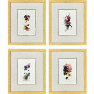 Fleurs S/4 Framed Art