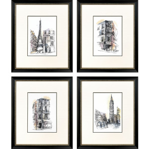 European Journal S/4 Framed Art