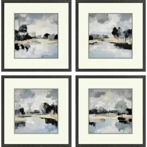 Dappled Stillness S/4 Framed Art