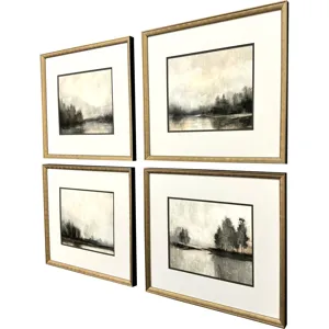 Muted Horizons S/4 Framed Art