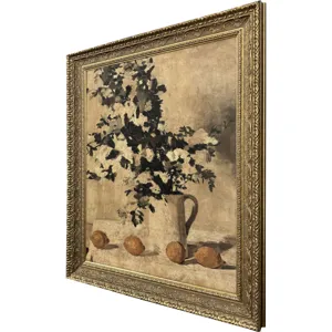 Flowers and Lemons Framed Art