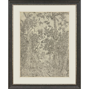 Wooded Landscape Framed Art