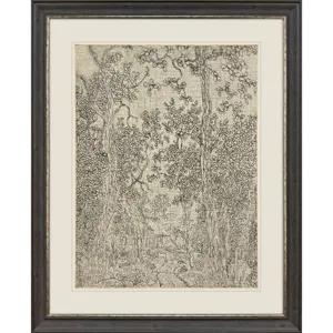 Wooded Landscape Framed Art