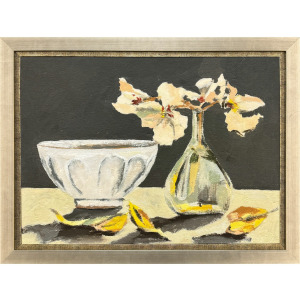 Elegy in Neutral II Framed Art