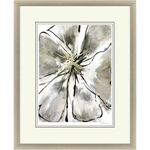Gilded Petal Expansion I Framed Art