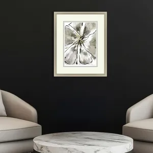 Gilded Petal Expansion I Framed Art