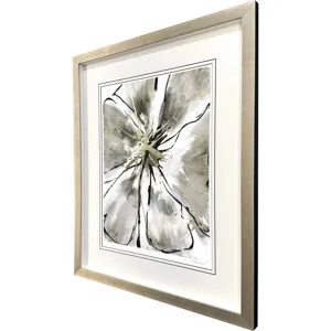 Gilded Petal Expansion I Framed Art