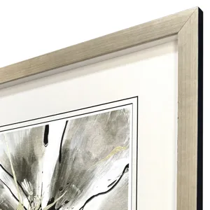 Gilded Petal Expansion I Framed Art