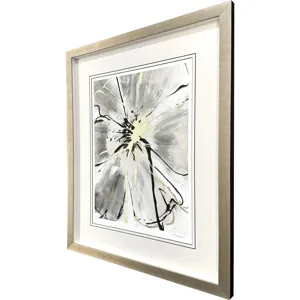 Gilded Petal Expansion II Framed Art