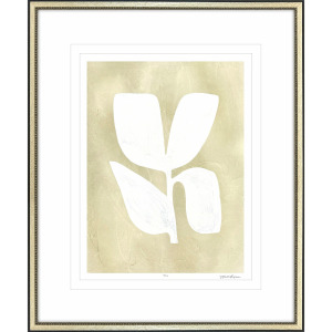 Textured Corolla I Framed Art