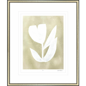 Textured Corolla II Framed Art