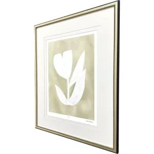 Textured Corolla II Framed Art