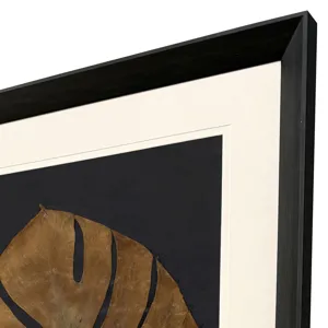 Gold Monstera I Framed Art