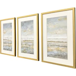 Sea Horizon S/3 Framed Art