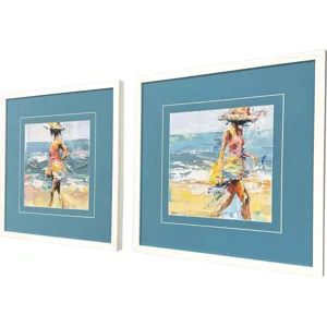 Beach Breeze S/2 Framed Art