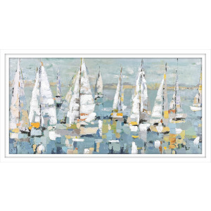 Regatta Party Framed Art