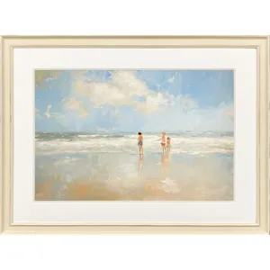 Beach Play Date Framed Art