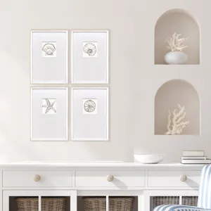 Coastal Reef S/4 Framed Art
