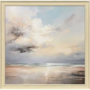 Tranquil Blue Shores Framed Art