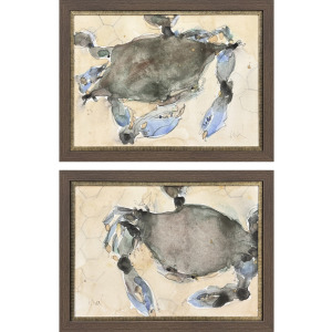 The Maryland Crab S/2 Framed Art