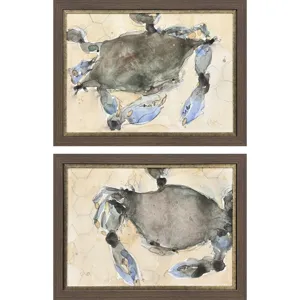 The Maryland Crab S/2 Framed Art