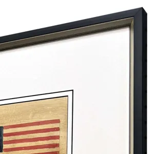 American Flags II S/4 Framed Art