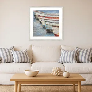 Rowboats Framed Art