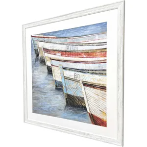 Rowboats Framed Art