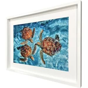 Ocean Turtles Framed Art
