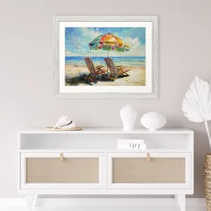 Beach Vibe Framed Art