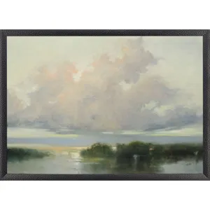 Clouds and Currents Framed Art