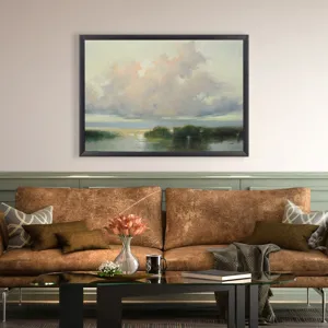 Clouds and Currents Framed Art